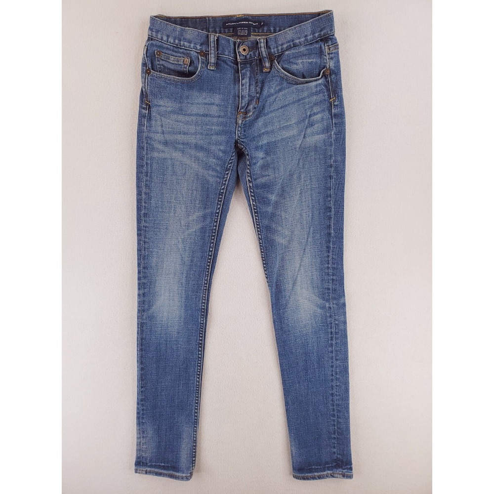 Ralph Lauren Sport Jeans Womens 26 Blue Thompson 650 Skinny Stretch Denim Pants